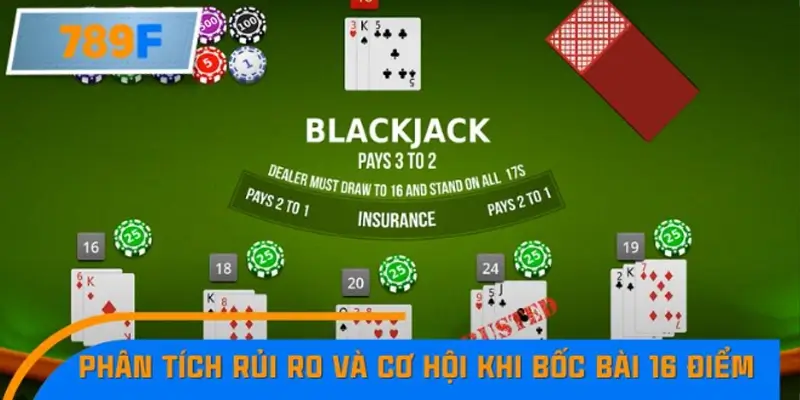 Phân tích rủi ro và cơ hội khi bốc bài 16 điểm